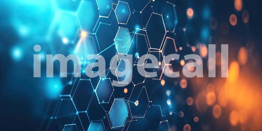 The Digital Hive: A Network of Interconnected Hexagons Illuminates the Future of Technology