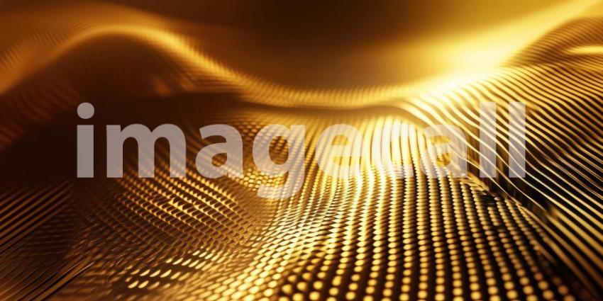 A Golden Sea: A mesmerizing abstract of shimmering gold, rippling and flowing like liquid metal