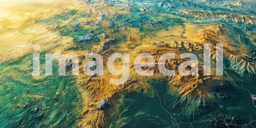 A Celestial Tapestry: A breathtaking aerial view of our planet, showcasing the intricate dance of land and water, a testament to the Earth's breathtaking beauty and delicate balance