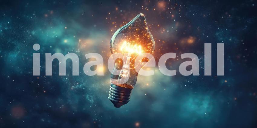 Ascent into the Unknown: A gleaming rocket ship blasts off into the cosmos, leaving a trail of fiery exhaust in its wake