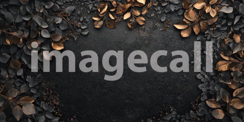 A Verdant Tapestry: A Lush Wall of Intertwining Green Leaves and Ferns