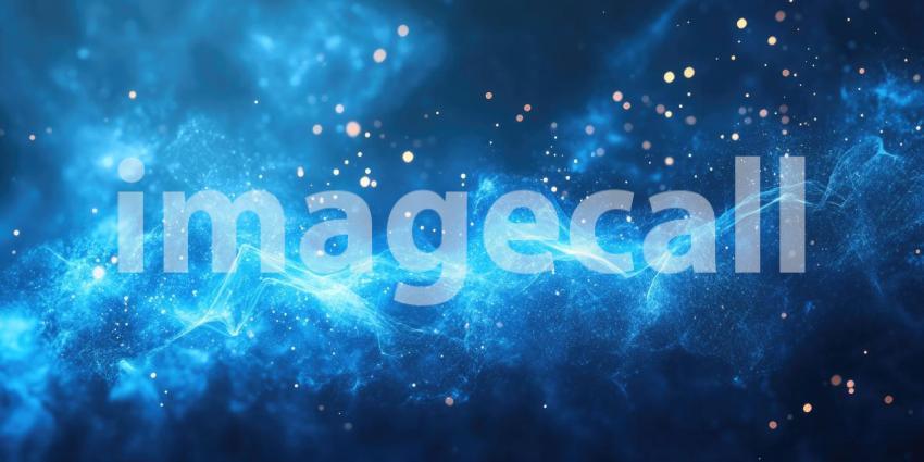 Frozen Abyss: A deep, blue abyss of icy tendrils and churning currents