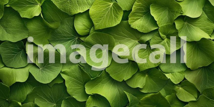 A Verdant Tapestry: A Lush and Vibrant Collection of Heart-Shaped Leaves