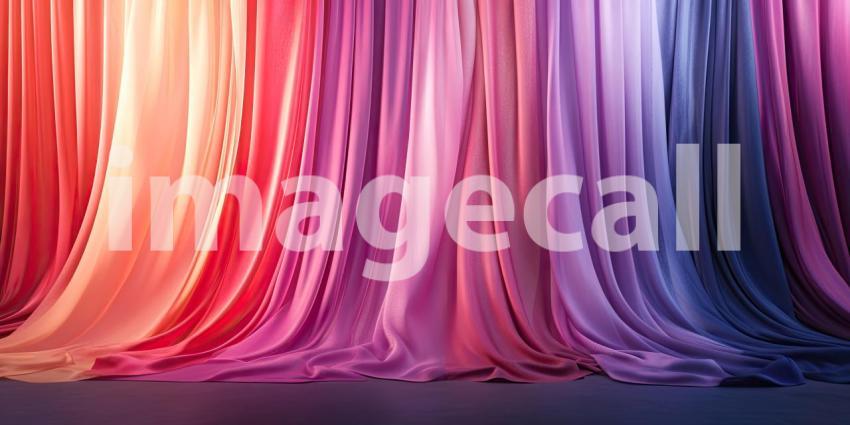 A Symphony of Color: A mesmerizing display of vibrant fabrics, cascading in a rainbow of hues