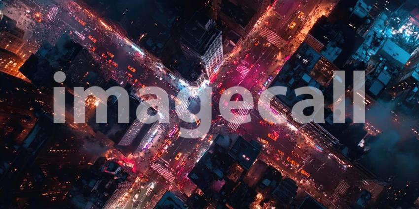 The City That Never Sleeps: A Bird's-Eye View of Vibrant Nightlife