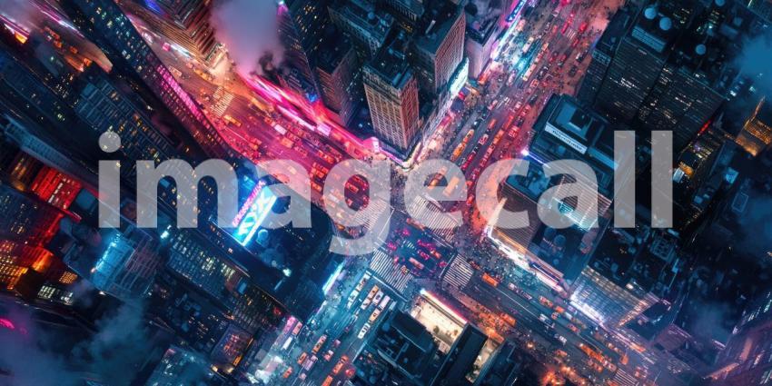 The City That Never Sleeps: A Bird's-Eye View of Vibrant Nightlife