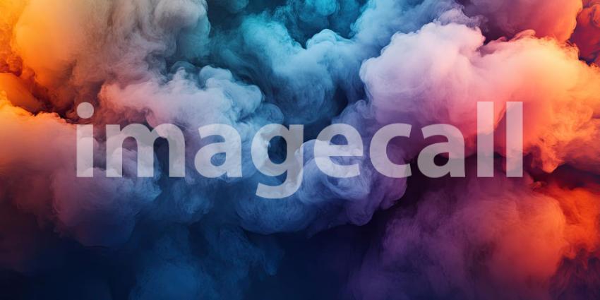 A Dreamlike Haze: Swirling clouds of vibrant colors, a symphony of blues, pinks, and purples, create an abstract and mesmerizing spectacle