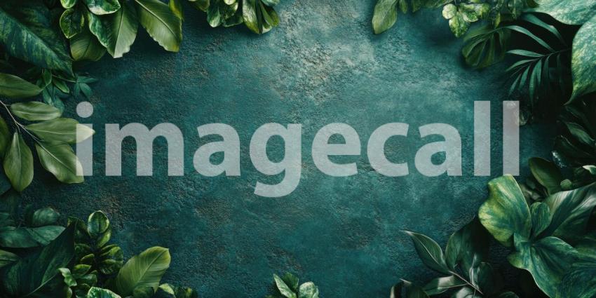 Tropical Tapestry: A vibrant arrangement of paper flowers and lush leaves, creating a whimsical and inviting tropical paradise