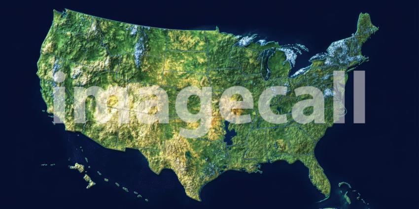 Weather Map of the United States: A mesmerizing visual representation of weather patterns across the nation, showcasing a dynamic interplay of colors and textures