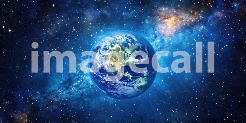 Pale Blue Dot: A breathtaking view of Earth from space, a luminous orb illuminated by city lights, a reminder of our planet's fragile beauty