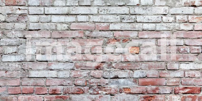 Time-worn Beauty: A weathered brick wall, a testament to time's passage, revealing a tapestry of textures and colors