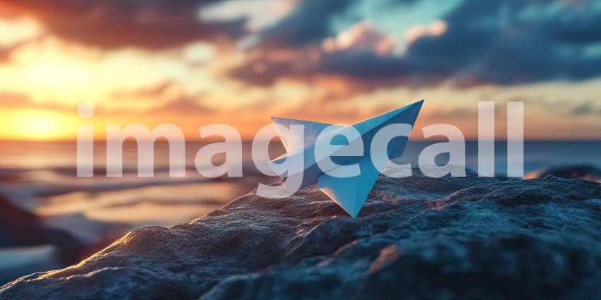 Flight of Fancy: A vibrant swarm of colorful paper airplanes takes flight, soaring through a sky of imagination and dreams