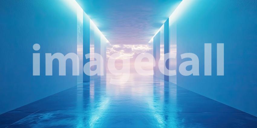 Stage Lights Gleaming: A spotlight illuminates a dark stage, casting a dramatic glow upon the dance floor, ready for the show to begin