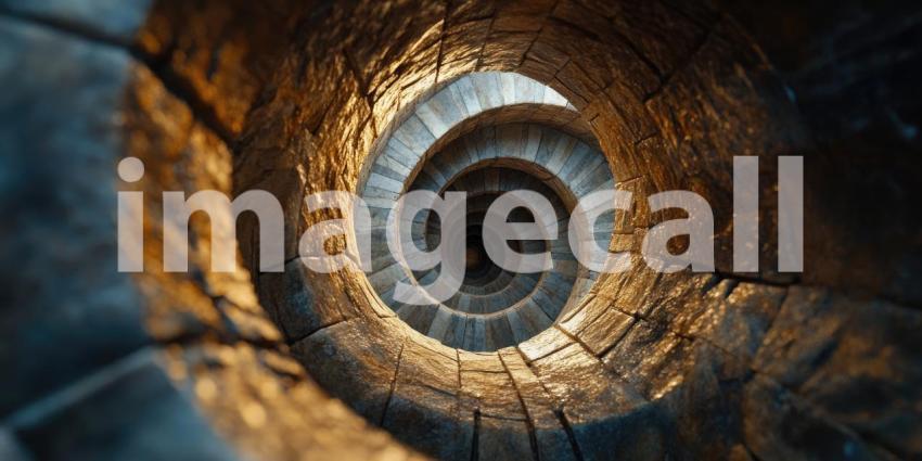 Cosmic Kaleidoscope: A Hypnotic Spiral of Colors, Drawing the Eye into a Vortex of Radiant Hues