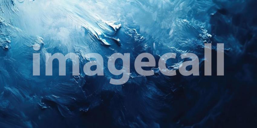 A Sea of Serenity: A mesmerizing abstract composition of swirling, metallic blue, evoking a sense of depth and fluidity