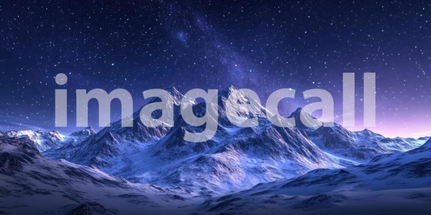 Celestial Symphony: A breathtaking panorama of a mountain range bathed in the ethereal glow of a vibrant aurora borealis, under a sky ablaze with stars