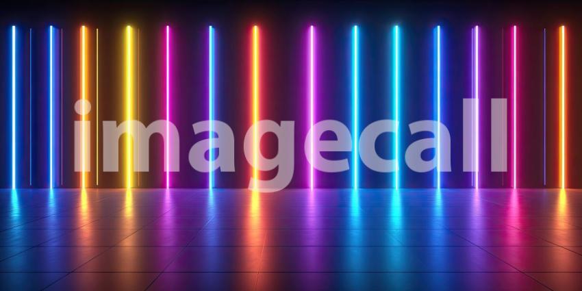 A Spectrum of Light: A mesmerizing display of colorful LED lights, forming a swirling cascade of hues that evokes a sense of wonder and excitement