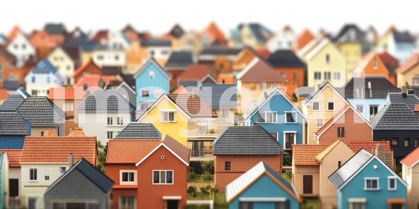 A Skyward View: A modern building offers a panoramic vista of a bustling metropolis, where towering skyscrapers pierce the horizon under a bright, blue sky