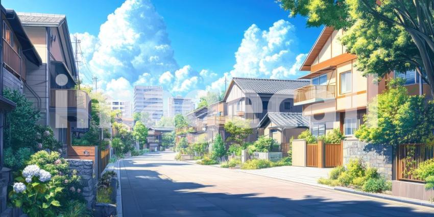 A Skyward View: A modern building offers a panoramic vista of a bustling metropolis, where towering skyscrapers pierce the horizon under a bright, blue sky