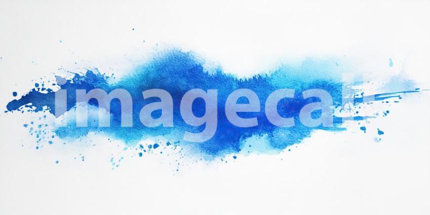 A Sea of Ink: A mesmerizing abstract composition of swirling blues, evoking the depth and fluidity of the ocean