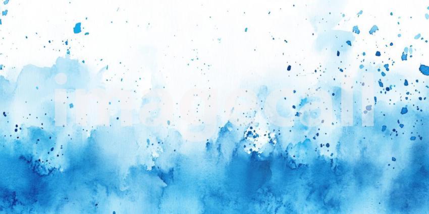 A Sea of Ink: A mesmerizing abstract composition of swirling blues, evoking the depth and fluidity of the ocean