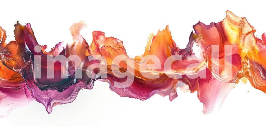 A Crimson Tide: A dynamic abstract composition of swirling red watercolor, evoking a sense of energy, passion, and raw emotion