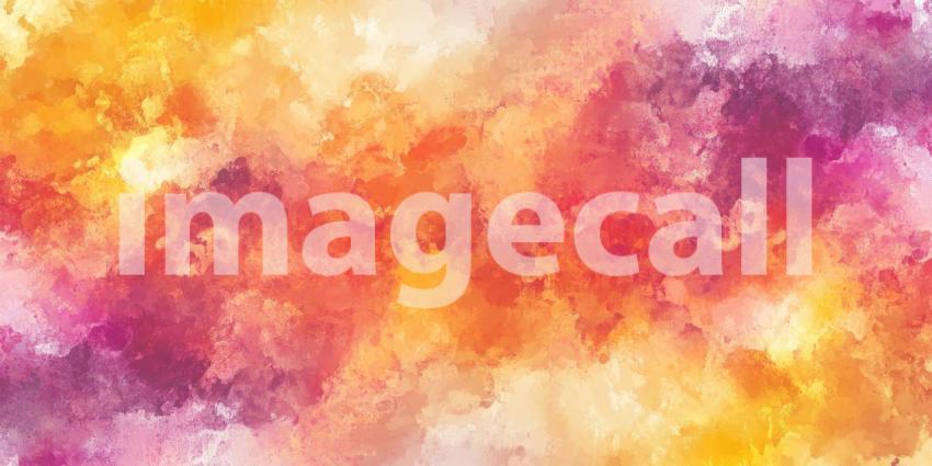 A Tapestry of Fire and Sky: A mesmerizing abstract composition of swirling orange and blue hues, evoking the fiery energy of the sun and the serenity of the sky