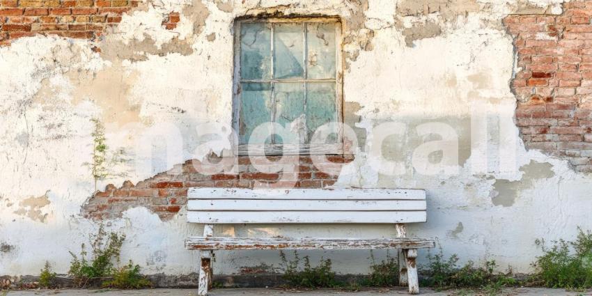 Weathered Facade with Distressed Windows: A Glimpse of Urban Decay and Industrial History