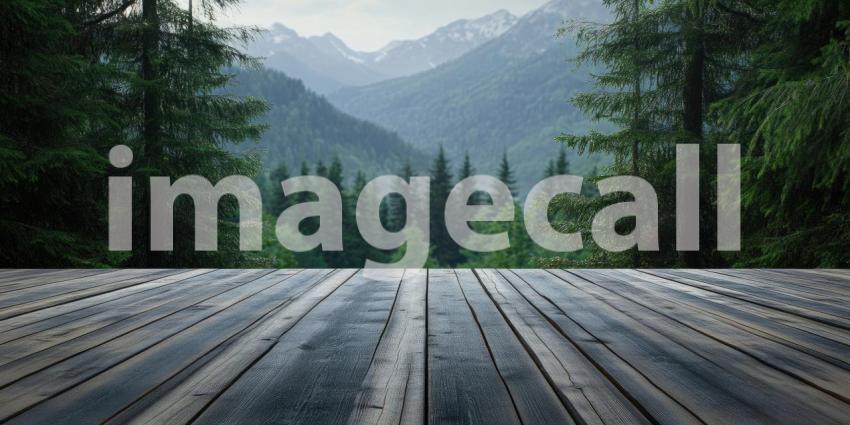 Serene Mountaintop Retreat: A Breathtaking View of Nature's Majesty