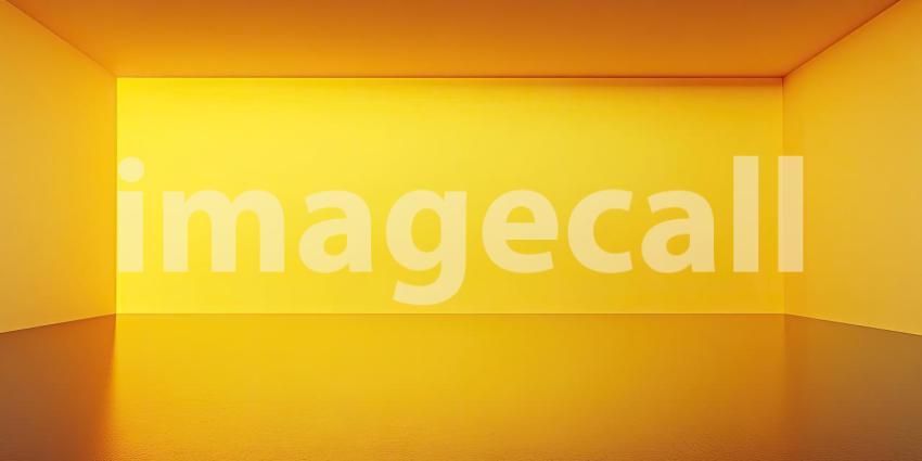 Sunlight Dappling a Vibrant Yellow Room