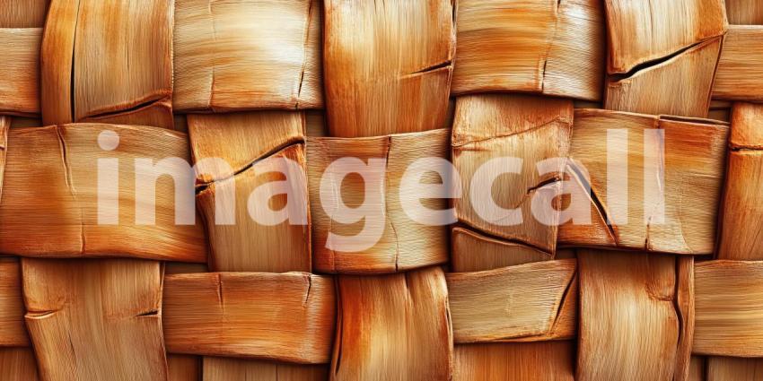 Intricate Black Bamboo Weave Texture