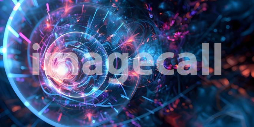 Into the Digital Vortex: A Journey Through a Cybernetic Landscape