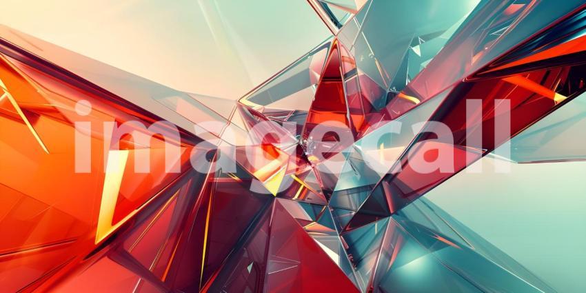 Crystallized Chaos: A Kaleidoscope of Shattered Glass