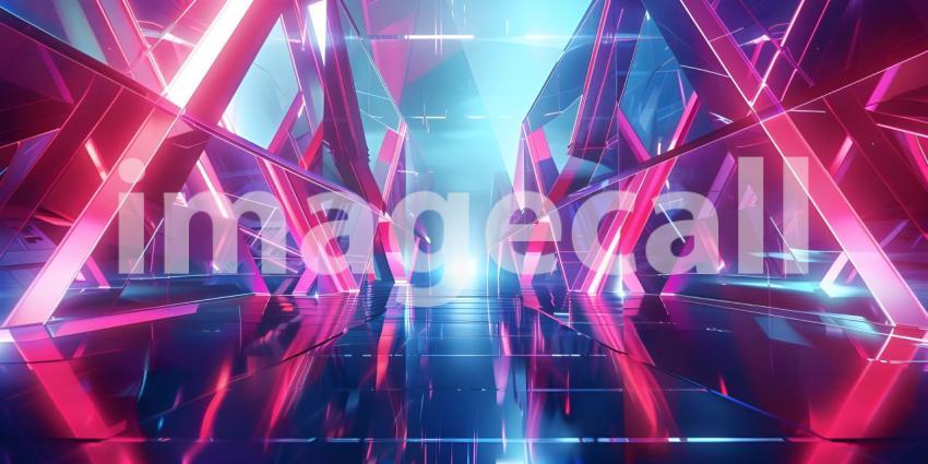 Crystallized Chaos: A Kaleidoscope of Shattered Glass