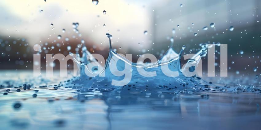 Dynamic Water Splash: A Burst of Energy and Motion