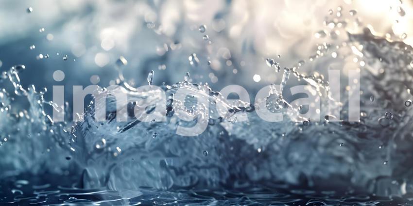 Dynamic Water Splash: A Burst of Energy and Motion