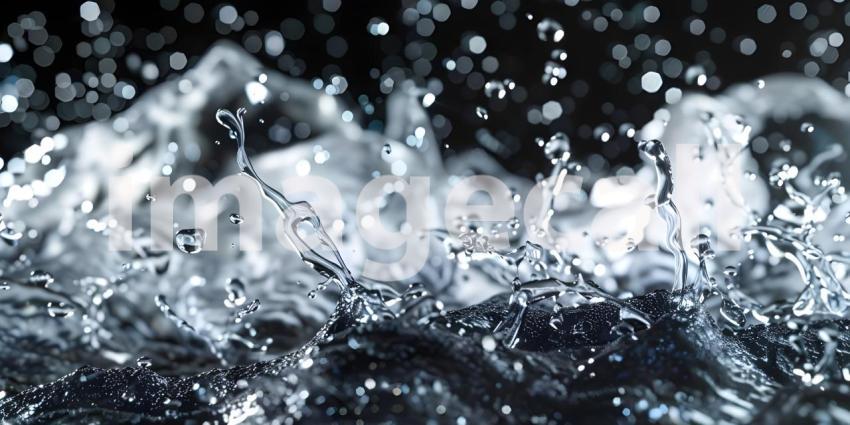 Dynamic Water Splash: A Burst of Energy and Motion