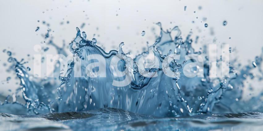 Dynamic Water Splash: A Burst of Energy and Motion