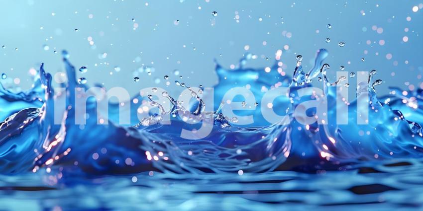 Dynamic Water Splash: A Burst of Energy and Motion