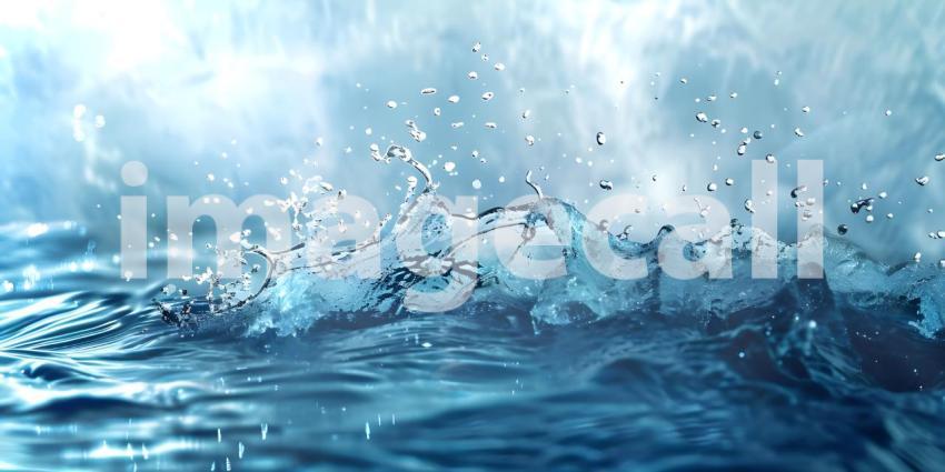 Dynamic Water Splash: A Burst of Energy and Motion