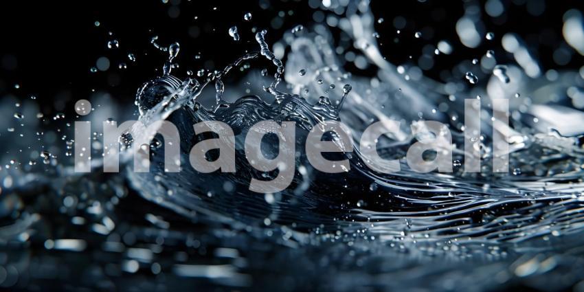 Dynamic Water Splash: A Burst of Energy and Motion