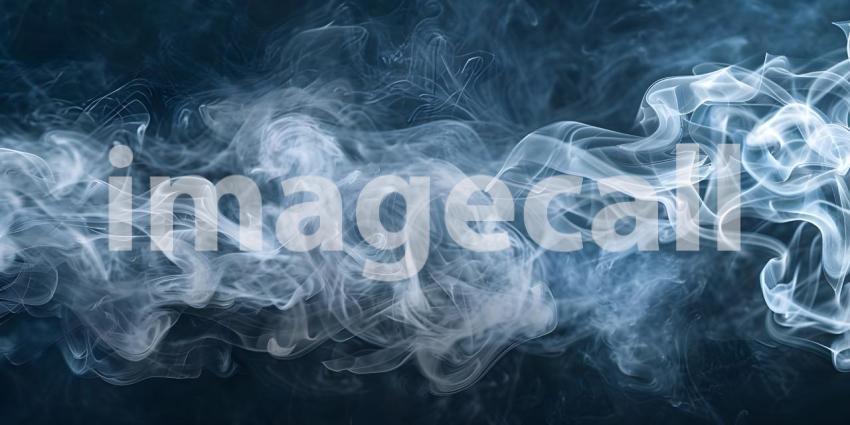 Abstract Smoke Swirls: A Study in Contrast and Movement