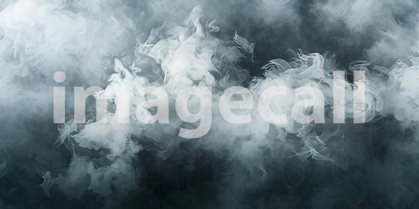 Abstract Smoke Swirls: A Study in Contrast and Movement