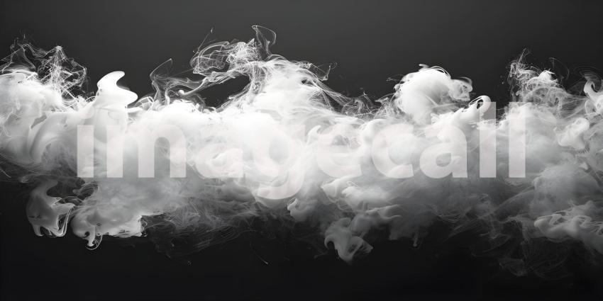 Abstract Smoke Swirls: A Study in Contrast and Movement