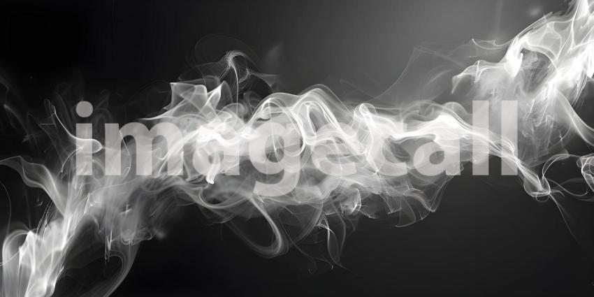 Abstract Smoke Swirls: A Study in Contrast and Movement