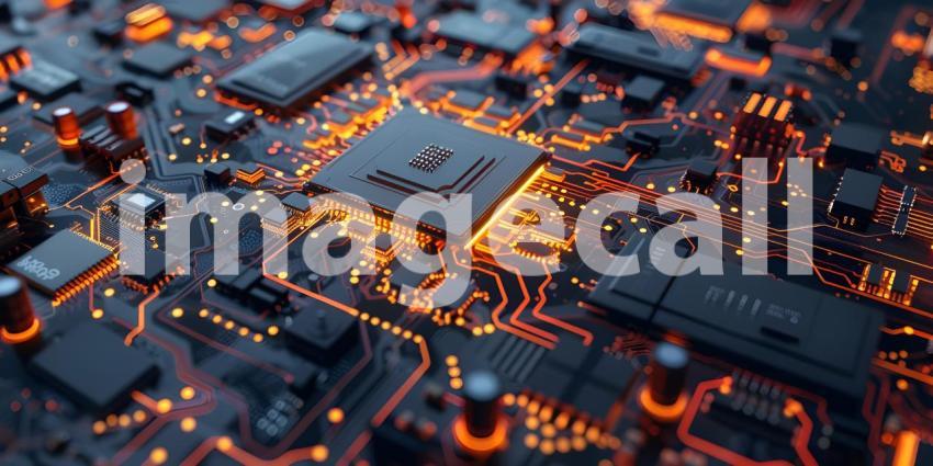 The Heart of Innovation: A Close-Up of a Complex Circuit Board