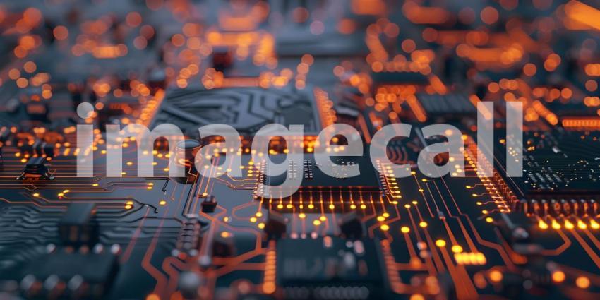 The Heart of Innovation: A Close-Up of a Complex Circuit Board