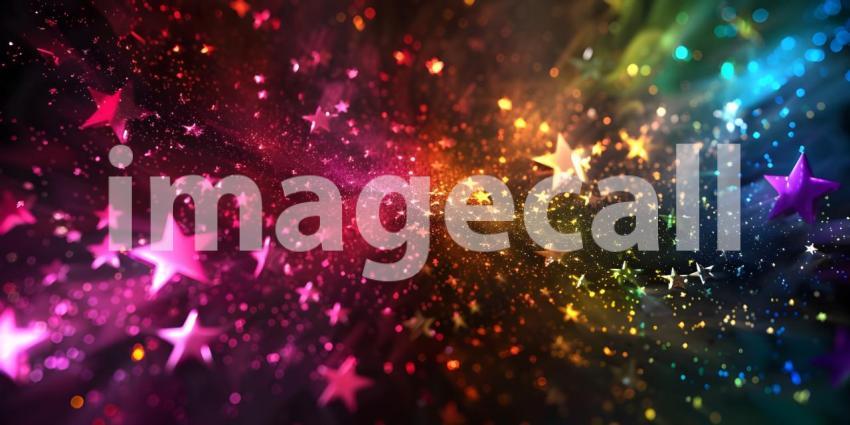 A Galaxy of Color: A Dazzling Array of Multicolored Stars