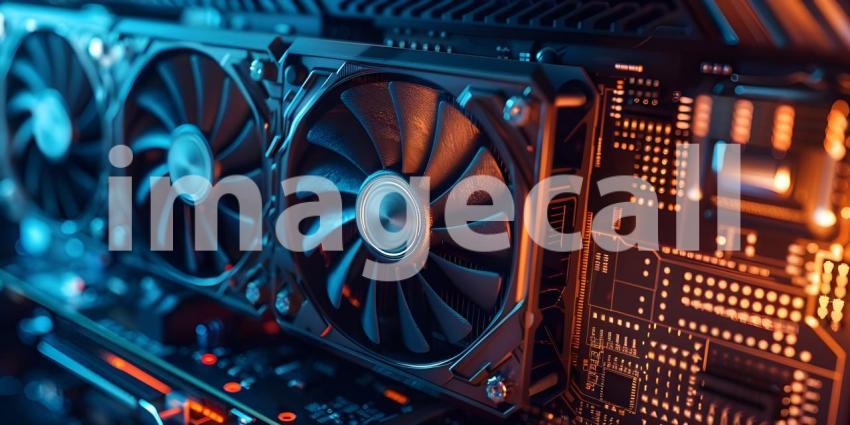 The Engine of Innovation: A Close-Up of a High-Performance GPU Mining Rig