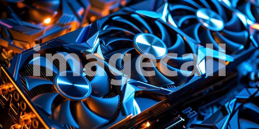 The Engine of Innovation: A Close-Up of a High-Performance GPU Mining Rig